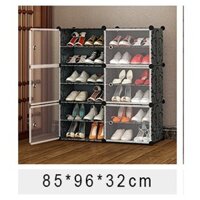 "Thanh Lý Xả Kho " Tủ giày nhựa lắp ghép đa năng3 tầng 12 ngăn thông minh tiện lợi