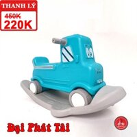 [THANH LÝ] Xe Chòi Chân/ Bập Bênh 2in1 Tàu Lửa Cho Trẻ Em Có Nhạc - Đại Phát Tài