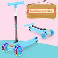 THANH LÝ- Xe scooter cho bé 💖 HCM 💖 Xe trượt trẻ em 3 bánh gấp gọn có đèn phát sáng,mẫu nhỏ nhất cho bé mới làm quen.
