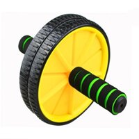 (Thanh Lý)COMBO Con lăn tập cơ bụng 2 bánh AB Wheel + Dây nhảy thể lực sợi cab