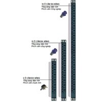 Thanh Nguồn PDU EKORACK 12 Universal Outlets 16A - Phích Cắm C20 (EPPW12UNV16C20)