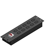Thanh nguồn PDU Ổ ĐIỆN 12 Ổ CẮM C19 CÔNG SUẤT MAX 20A, CÁP NGUỒN 03M lắp tủ rack