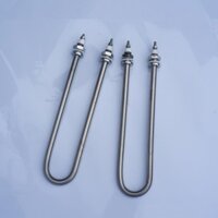 Thanh nhiệt điện trở chữ U Đơn chiều dài 20cm ren 18 - Thanh Nhiệt Inox 304 - Điện Trở Nồi Phở, Nồi Cháo