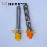 Thanh nhiệt phi 48 công suất 4kw inox 304 hàng tốt, điện trở củ ren phi 48 inox 304 đun nước, đun dầu..m