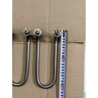 Thanh nhiệt u chân quỳ nồi phở , bánh cuấn , dài 20cm /220v / 1kw inox 304 zen M16