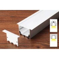 Thanh nhôm âm / nổi định hình (máng nhôm) PN5040 gắn đèn LED 1 mét (chưa bao gồm led)