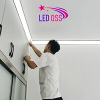 Thanh nhôm đèn led gắn trang trí góc trần nhà cao cấp, phong cách mới lạ, độc đáo. ( giá bán 1m)