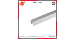 Thanh nhôm định vị dưới dài 2m cho cửa trượt - xếp Hafele 940.42.601