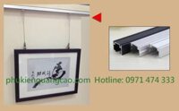 Thanh nhôm treo tranh, thanh dây treo tranh, thanh treo tranh bằng dây, Thanh treo ảnh dây móc