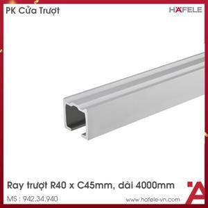 Thanh nhôm trượt cho cửa trượt Hafele 942.34.940