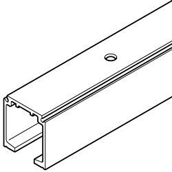 Thanh nhôm trượt cửa trượt Hafele 941.62.741