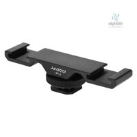 Thanh Nối Dài Andoer PT-2 Đôi Lạnh Gắn Giày Thanh Nối Dài Giá Đỡ Kép Cho DV Máy Ảnh DSLR Điện Thoại Thông Minh Mic LED Video Light Came-226