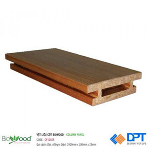 Thanh ốp cột 100x25mm Biowood CP10025