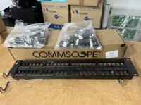 Thanh Patch panel COMMSCOPE/AMP 48 port CAT6 | PN: 760237041 và 9-1375055-2