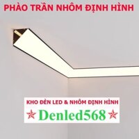 Thanh phào nhôm định hình led dán hắt trần thạch cao