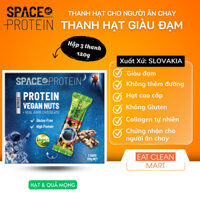 Thanh protein bar thuần chay nam việt quất, quả mọng Gluten Free Space Protein Hộp 120g(3Thanhx40g)