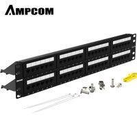 Thanh quản lý cáp AMPCOM 48-Port Rackmount (CAT5E) - AMCAT5E1948