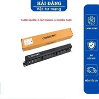 Thanh quản lý Cáp ngang 1U Commscope/AMP chiều dài 19 Inch để bắt trong tủ Rack.