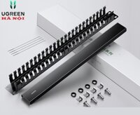 Thanh quản lý cáp ngang 1U, 19'' 50 cổng Ugreen NW128 70425 cao cấp