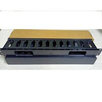 Thanh quản lý cáp ngang tủ rack 19 inches (nhựa) cao cấp