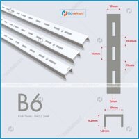 Thanh ray gắn tường sơn tĩnh điện B6
