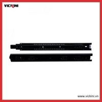 Thanh ray trượt 3 tầng VICKINI 02421 BPR Đen Mờ
