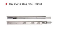 Thanh ray trượt bi 3 tầng giảm chấn IVAN 02453.300
