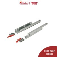 Thanh ray trượt ngăn kéo ray âm giảm chấn Hafele mở toàn phần