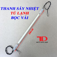 Thanh sấy nhiệt tủ lạnh, điện trở phá băng tủ lạnh cao cấp - Bọc vải 12 inch 30cm