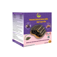 THANH SNACK GẠO TÍM HẠT (HỘP 200GR)