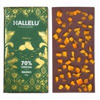 Thanh socola đen 70% + Xoài sấy dẻo (80g)