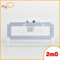 Thanh tấm chắn giường KHUNG THÉP dang trượt an toàn cho bé 1m2, 1m5, 1m8, 2m, 2m2 - 2m0