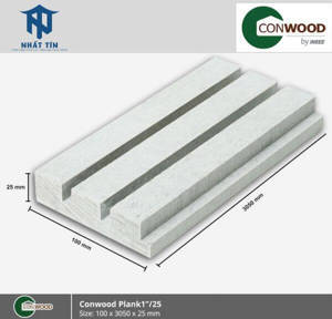 Thanh tấm ốp tường Conwood Plank 1"/25mm