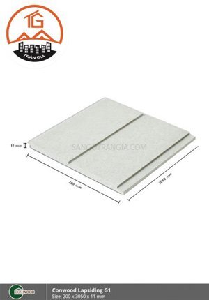 Thanh tấm ốp tường xi măng Conwood Lapsiding G1