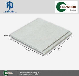 Thanh tấm ốp tường xi măng Conwood Lapsiding G0