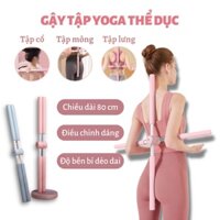 Thanh Tập Chống Gù Lưng, Gậy Tập Yoga Chống Gù Lưng Bằng Thép Không Gỉ - Hàng Loại 1 - Chính Hãng MINIIN - Xanh