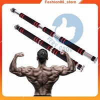 Thanh tập xà đơn treo tường gắn cửa 80-130 cm (Mút dài) tùy chỉnh phù hợp tập gym tại nhà tăng cơ bắp