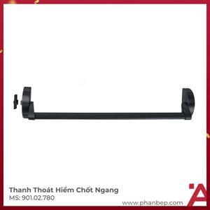 Thanh thoát hiểm chốt ngang màu đen Hafele 901.02.780