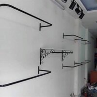 Thanh treo đồ,sào treo đồ bắt tường dài 80cm(kèm vít và tắt kê).VNS-001