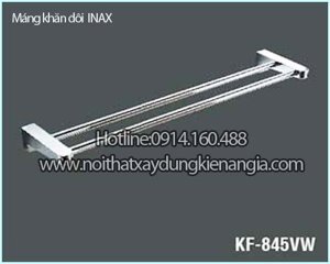 Thanh treo khăn đôi 1 tầng Inax KF-845VW - Inox MC series