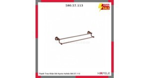 Thanh treo khăn đôi Kyoto 600 Hafele 580.57.113