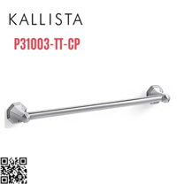 Thanh treo khăn đơn cửa phòng tắm 18" Chrome Kallista P31003-TT-CP