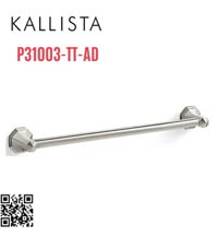 Thanh treo khăn đơn cửa phòng tắm 18" Nickel Kallista P31003-TT-AD