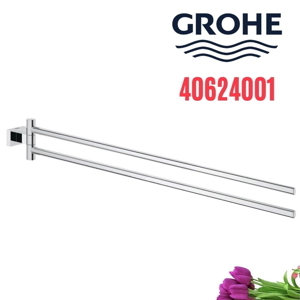 Thanh treo khăn Grohe Essentials Cube Double Towel Bar 40624001
