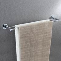 Thanh treo khăn mặt khăn tắm inox dài 60cm Ondo, thanh treo quần áo đồ dùng phòng tắm gắn tường