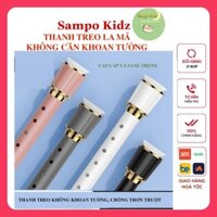 Thanh treo không cần khoan tường La Mã cao cấp tiện lợi treo rèm, treo quần áo, treo rèm ngăn phòng