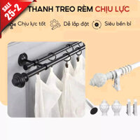 Thanh Treo Rèm Cửa - Đầy Đủ Phụ Kiện, Kết Cấu Bền Bỉ, Lõi 3 Chấu Chịu Lực - Rèm Cửa Luxury