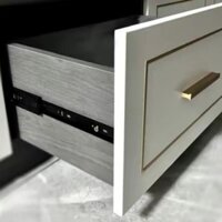 Thanh trượt bi cho ngăn kéo phần cứng nhà tùy chỉnh 70% off thanh bi thép im lặng 10-inch 18-inch 450mm màu đen WOHW