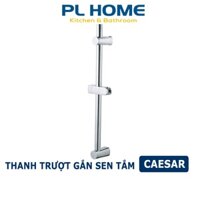 Thanh trượt gắn sen tắm Caesar, có thể điều chỉnh vị trí đặt tay sen, thanh trượt inox