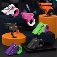 Thanh trượt ngón tay quay YERZ, Đồ chơi Spinner cầm tay in 3D, Bền êm dịu nhỏ gọn 7 màu Fidget Ring Đồ chơi dành cho người lớn Trẻ em